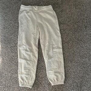 Aerie heathered cream joggers